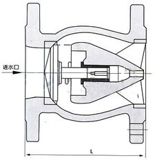 DRVZ(H42X)静音式止回阀 结构图